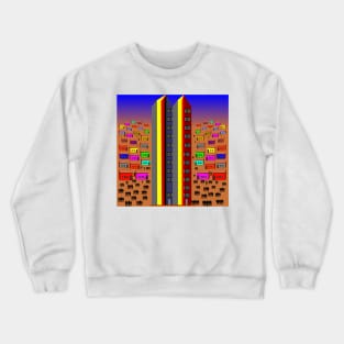 Urban contrast Crewneck Sweatshirt